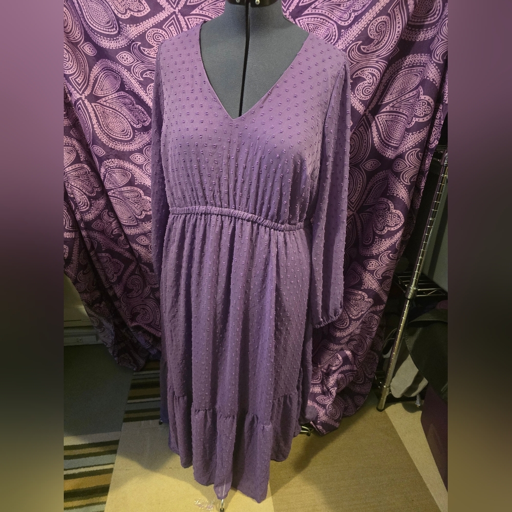 NWT Womens Torrid size 2 purple dress